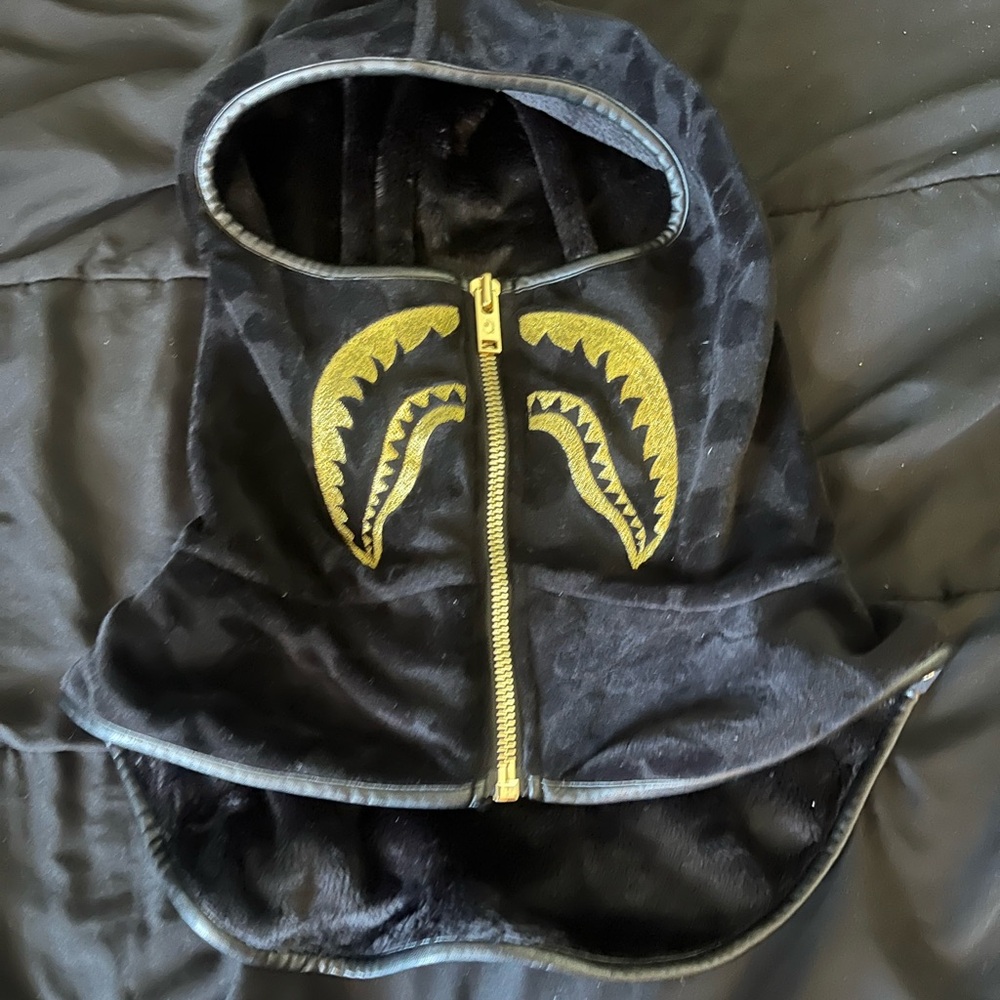 Bape balaclava/ski mask with zipper
